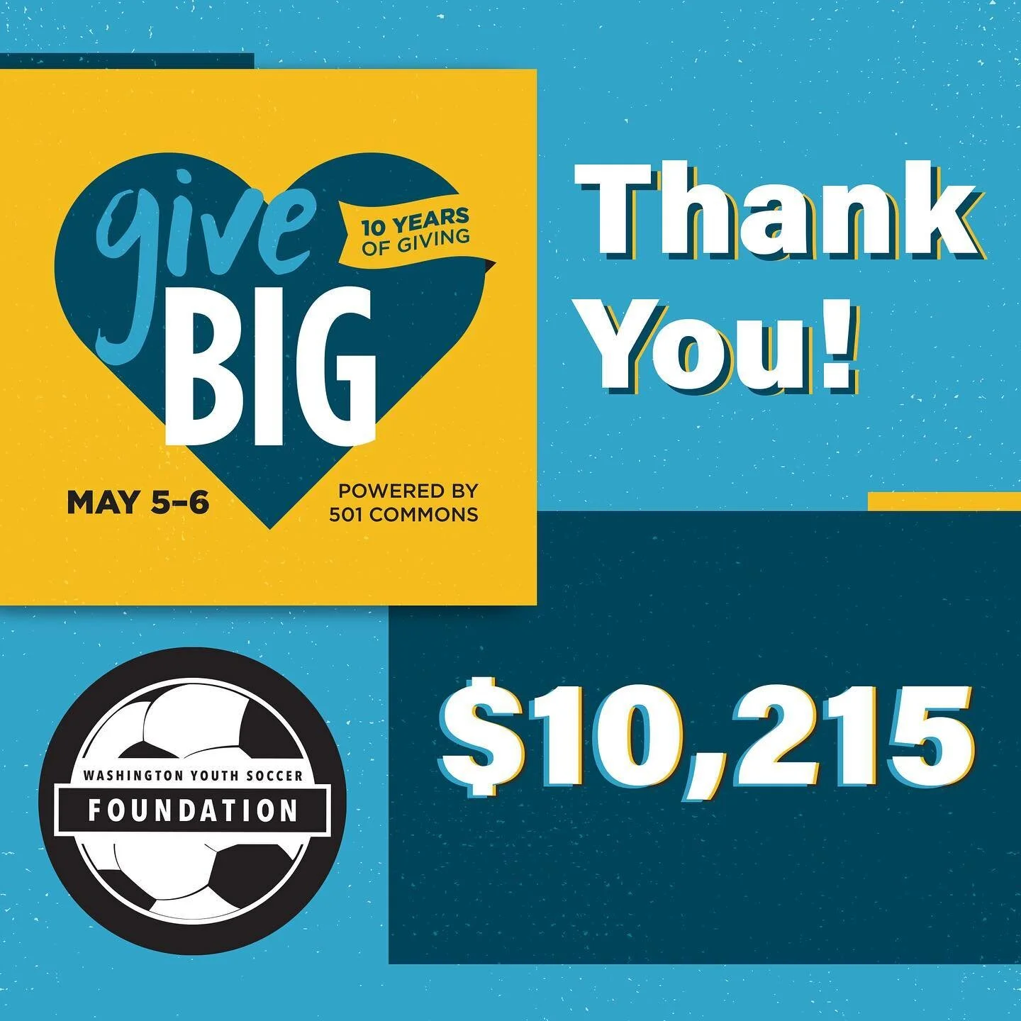 A massive THANKS to everyone who helped us exceed our #GiveBIGWA goal this week! If you didn&rsquo;t get a chance to donate, the link in our bio will be live for another week, don&rsquo;t miss out on a great chance to help out kids across Washington!