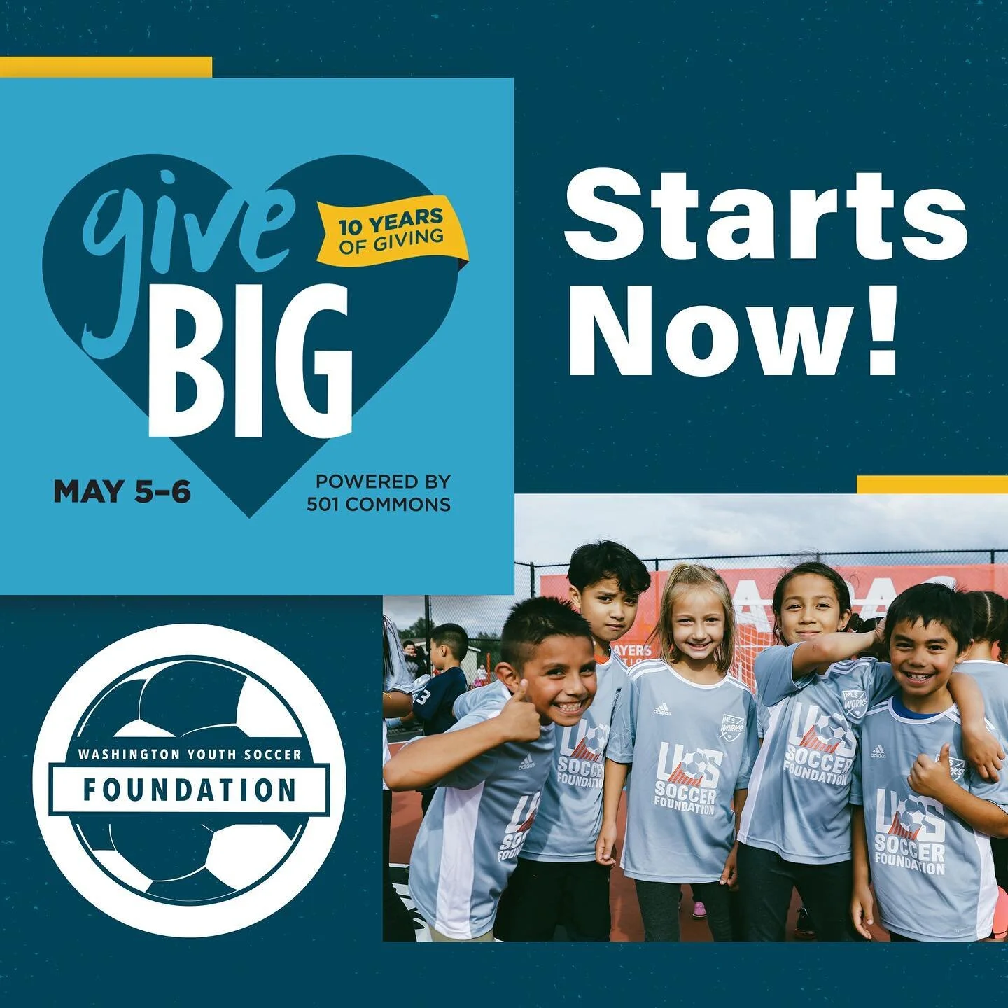 Hit the link in our bio to donate to #GiveBIGWA today! Post an IG story tagging @wayouthsoccer and @wayouthsoccerfoundation telling everyone that you donated and we&rsquo;ll repost to our stories!