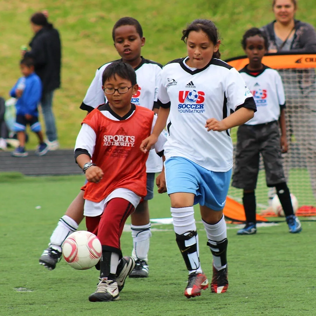 A healthy future starts with a soccer ball. We strive to ensure every child in Washington who desires to play soccer has the opportunity. Through soccer, we teach children about nutrition and healthy choices while providing mentorship from community 