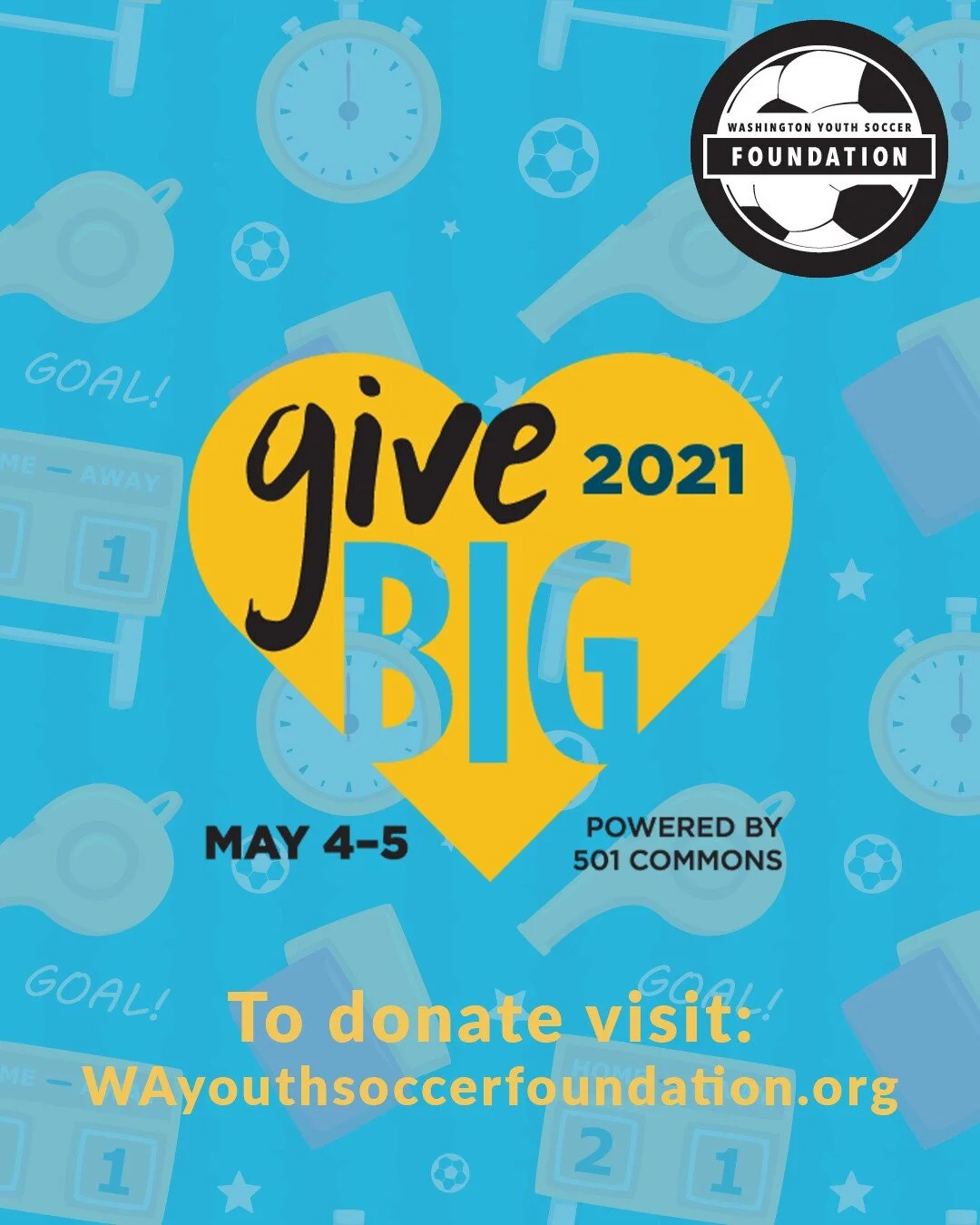 Schedule your Early Giving donations now! 
Our annual GiveBig event is happening May 4-5! For as little as $20, your donation not only provides nutritional education and food assistance to an entire family, it also secures a season-long spot for a ch