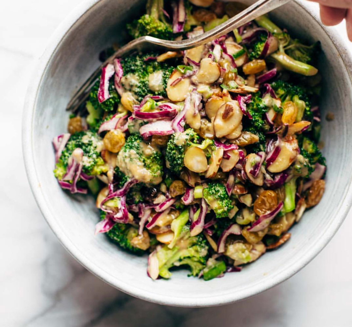 Creamy, Crunch Broccoli Salad — Shifting Nutrition