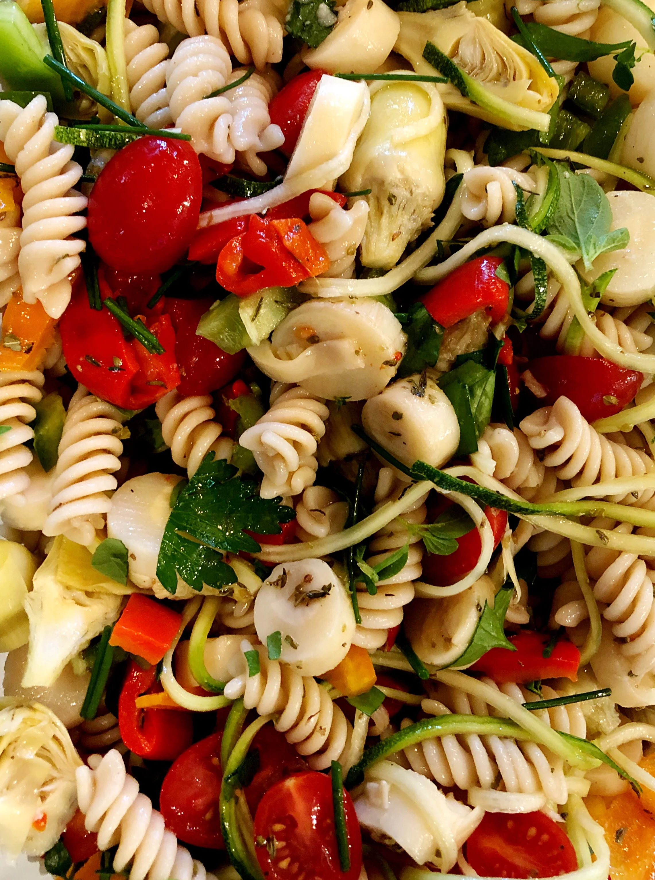 Deb’s Greek Chicken Zoodle Salad
