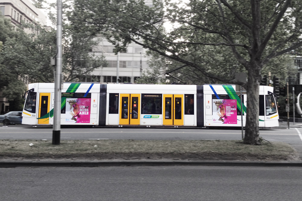 MELBOURNE CUP CARNIVAL OUTDOOR Advertising