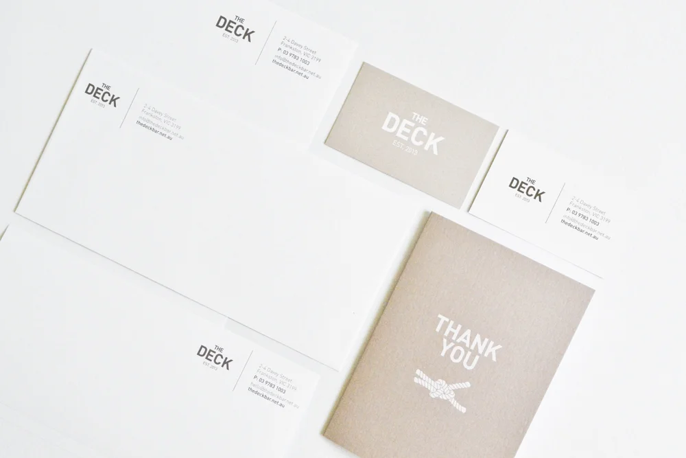 The Deck Bar Brand Identity – Creative Direction 