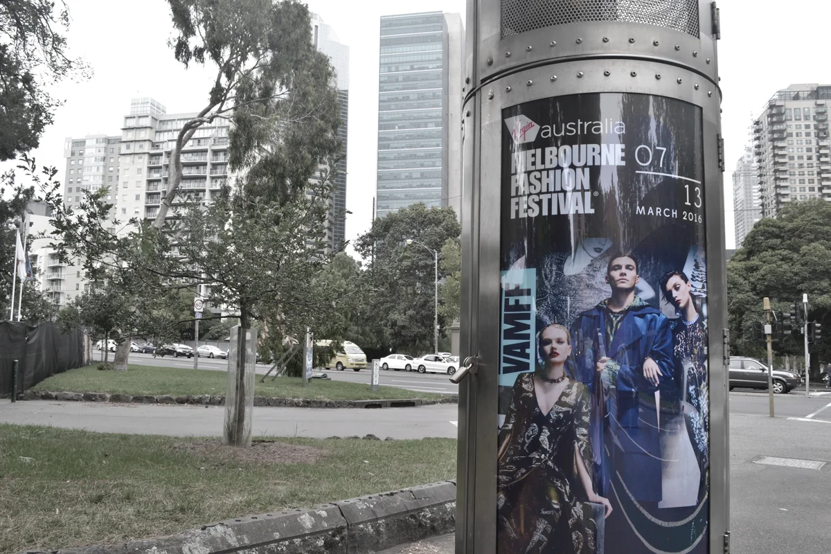 Virgin Australia Melbourne Fashion Festival – Outdoor Advertising