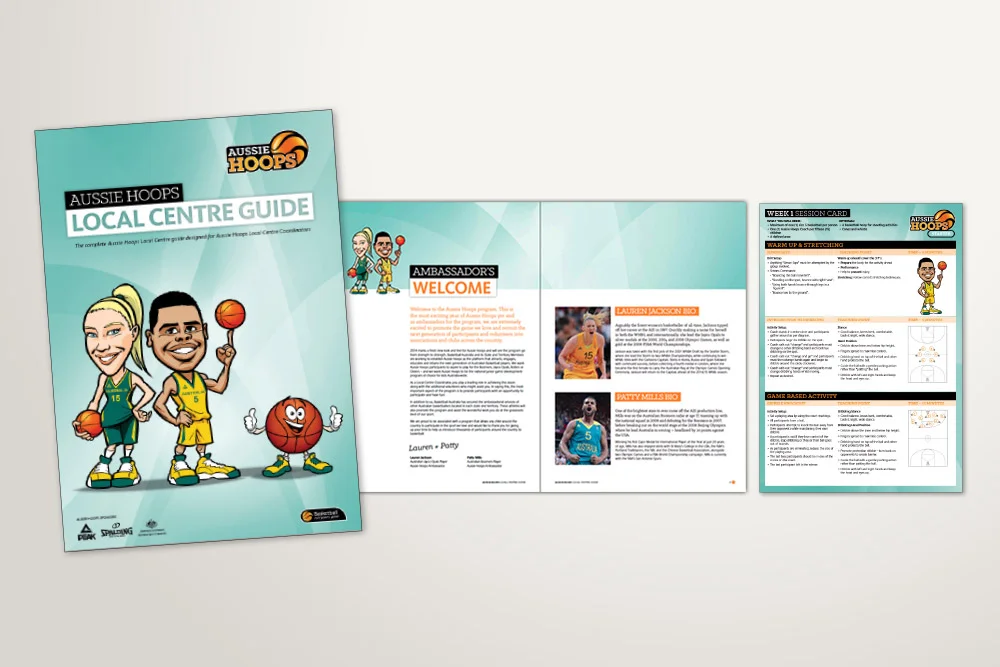 Basketball Australia – Character Design – Creative Direction – Illustration