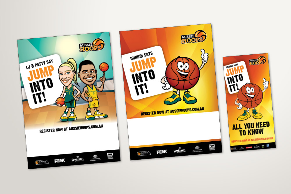 Basketball Australia – Character Design – Creative Direction – Illustration