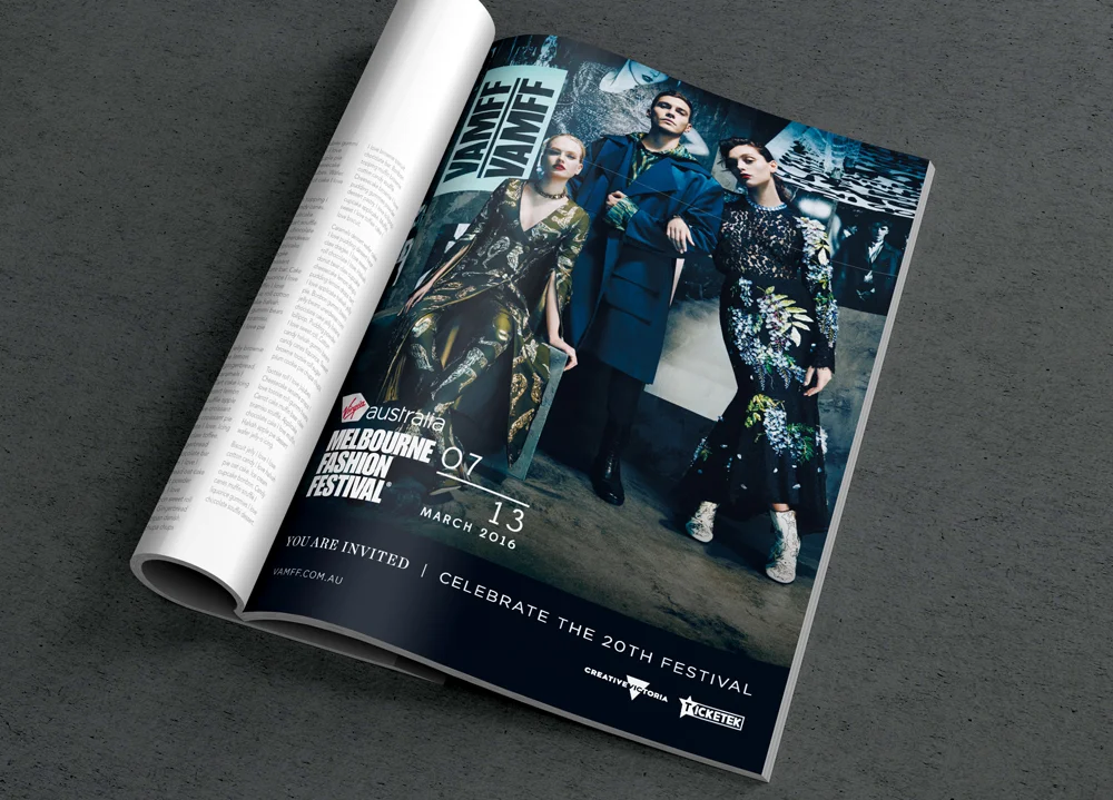 Virgin Australia Melbourne Fashion Festival – Press Advertising