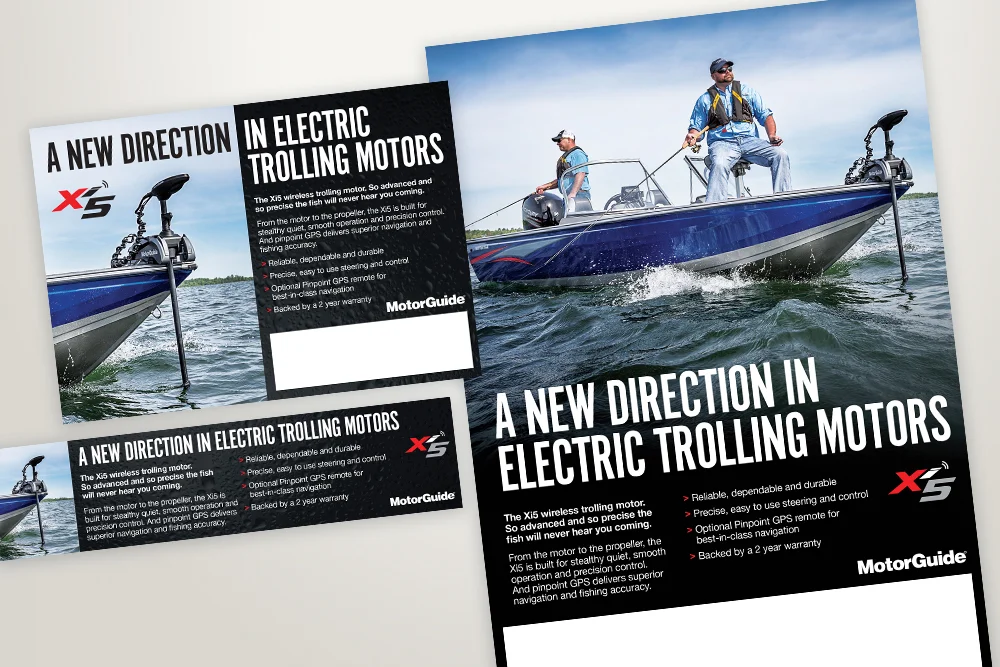 Mercury Marine magazine advertising graphic design