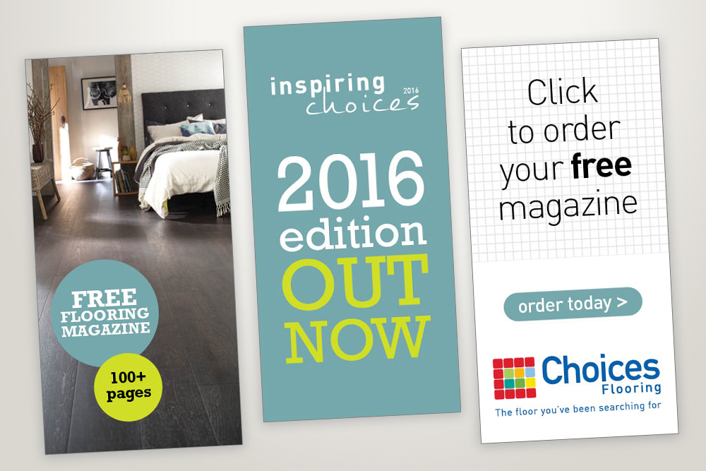 Choices Flooring graphic design digital advertising