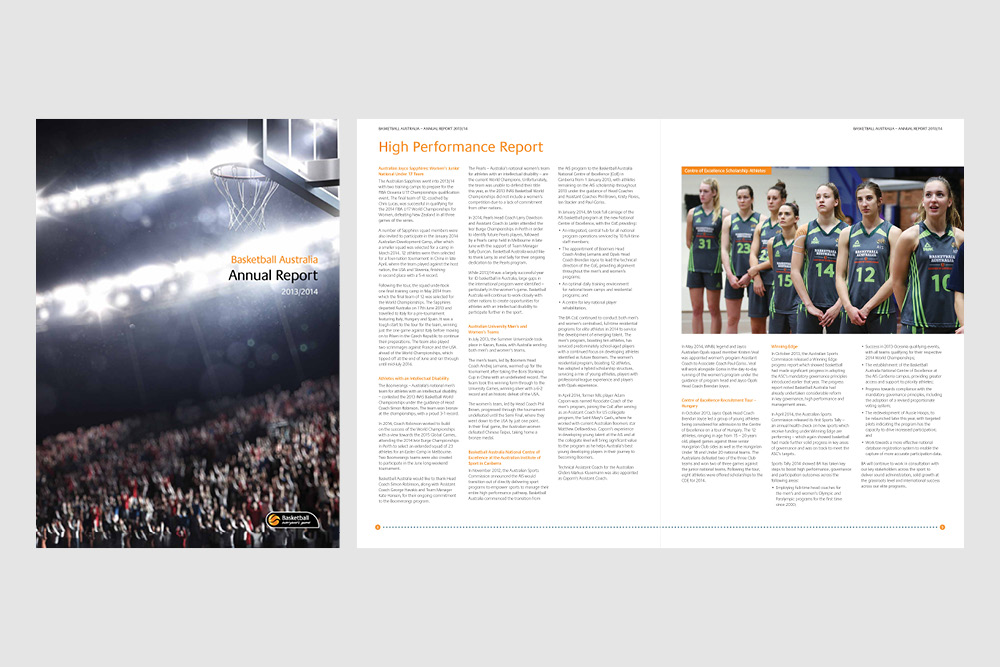 Basketball Australia – Graphic Design – Brand Guidelines