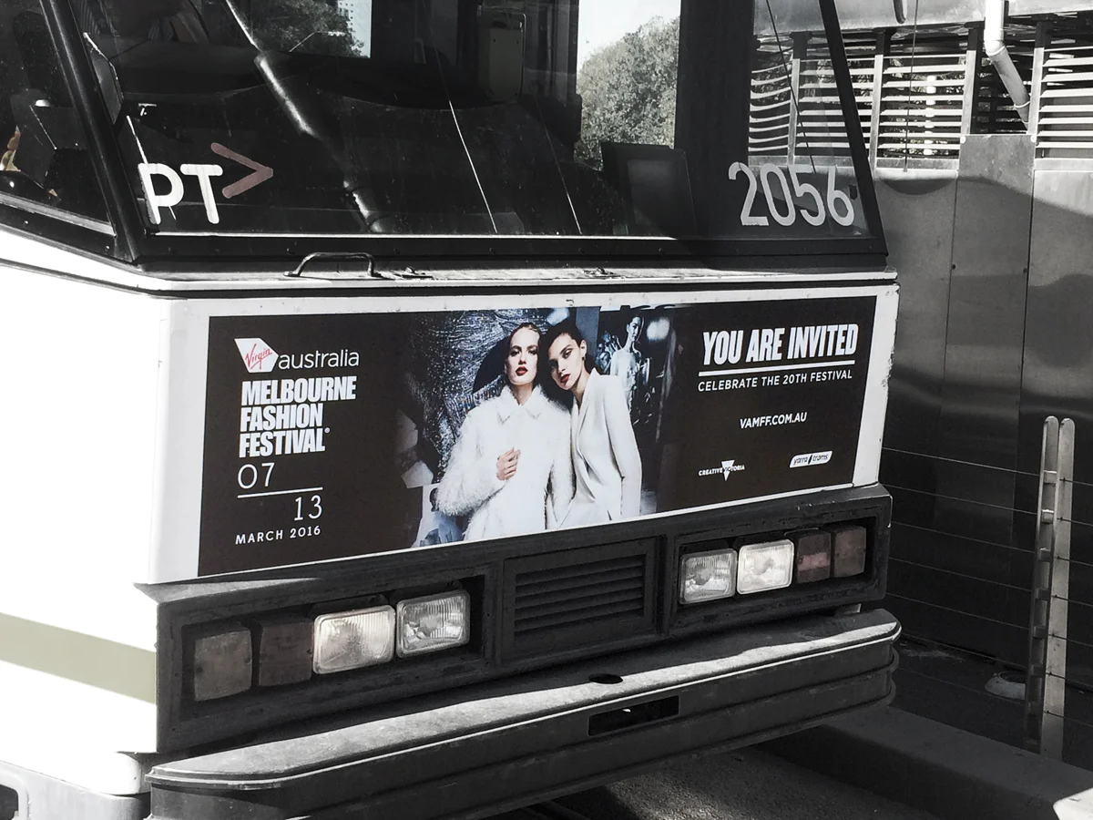 Virgin Australia Melbourne Fashion Festival – Outdoor Advertising