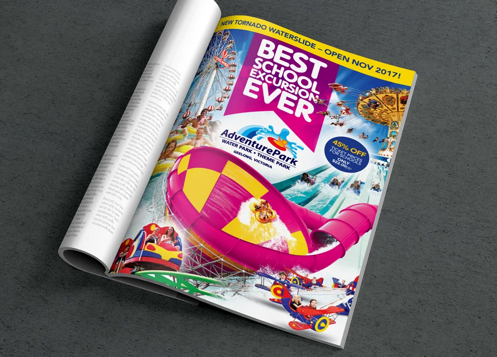 Adventure Park Advertising campaign creative direction graphic design