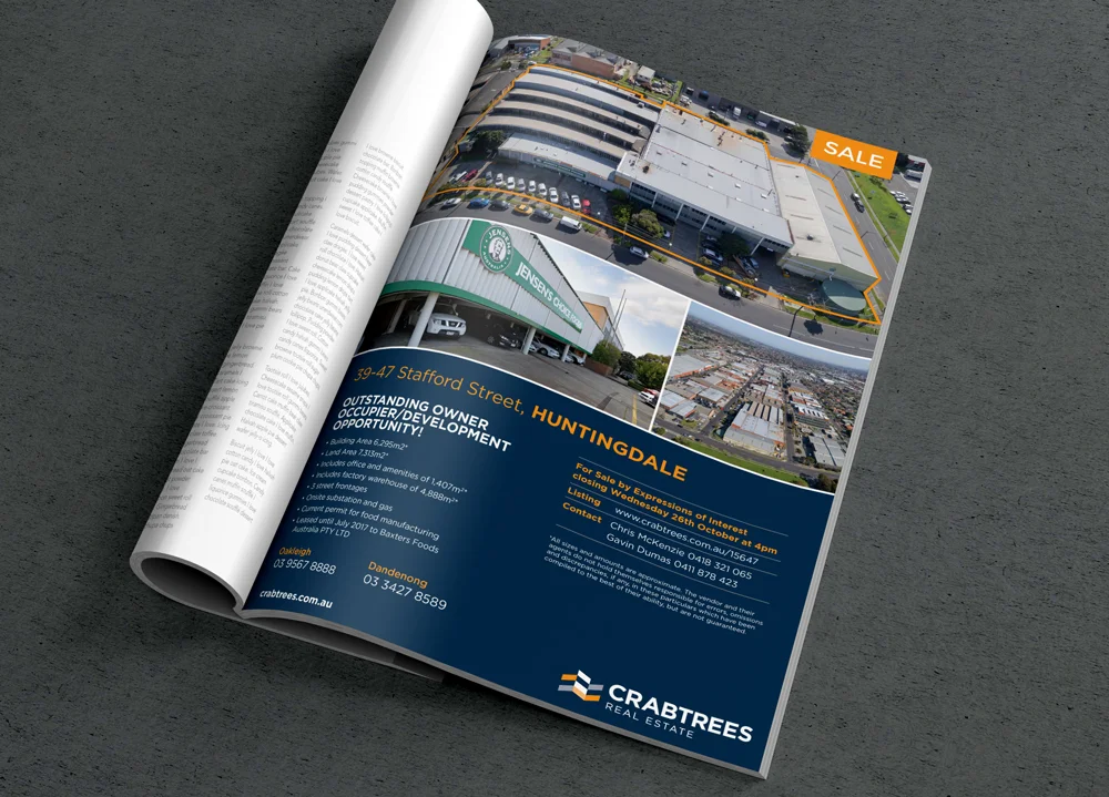 Crabtrees Real Estate Rebrand graphic design logo brand identity advertising