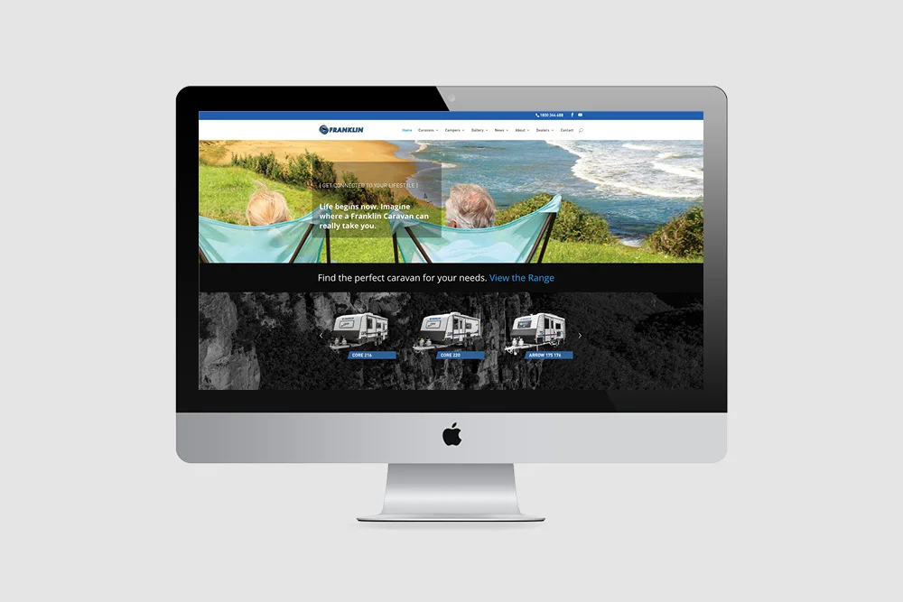 Concept Caravans - Website design – Creative Direction