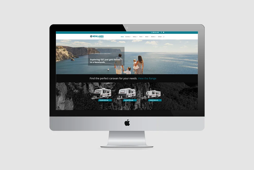 Concept Caravans - Website design – Creative Direction
