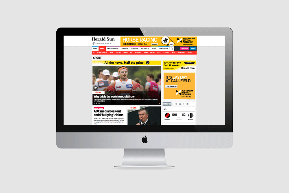 Betfair Australia – Australian Betting Exchange Rebrand – Creative Direction