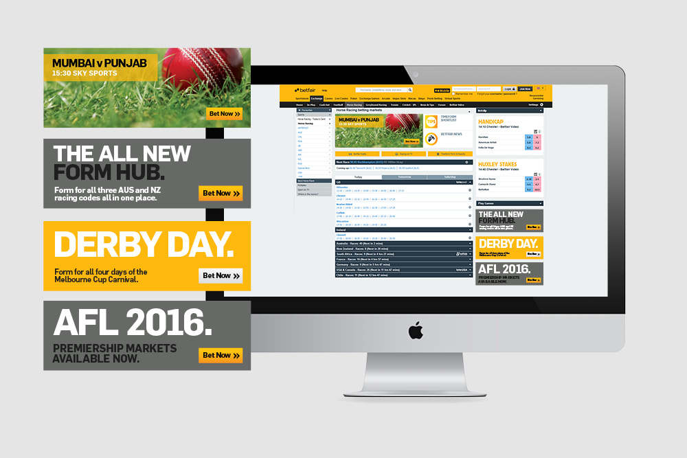 Betfair Australia – Creative Direction