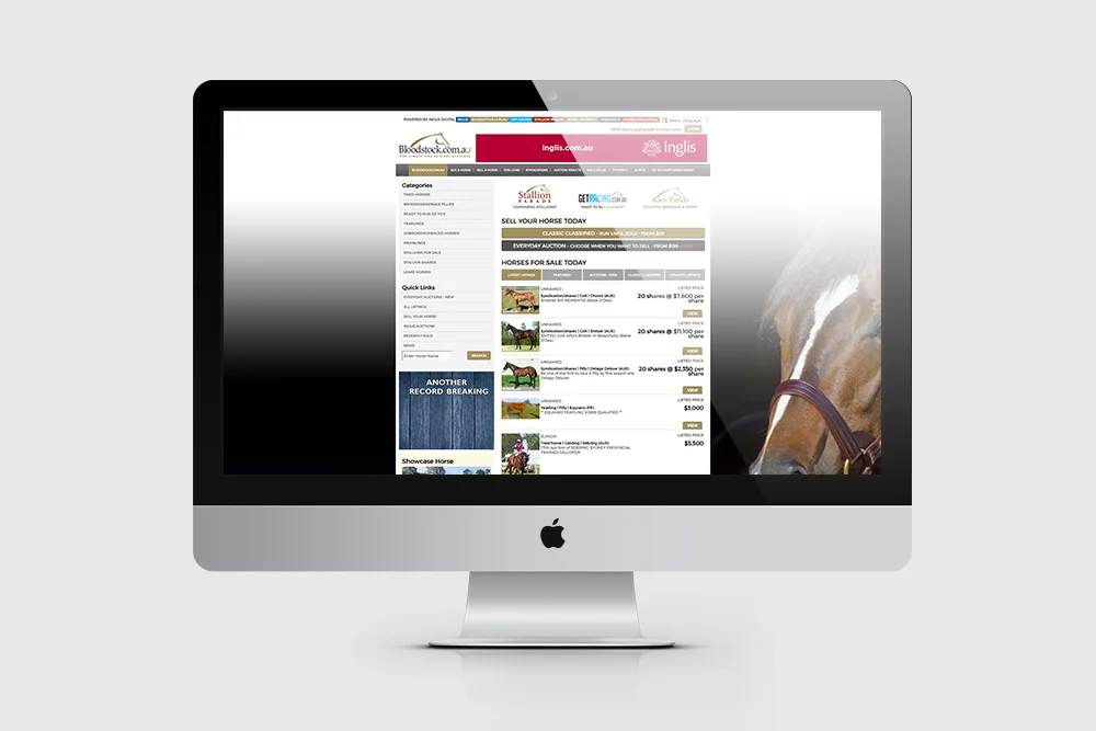 Bloodstock.com.au – Website Design