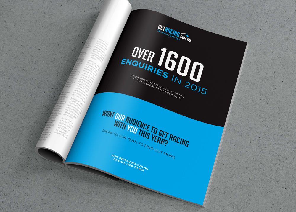 GetRacing.com.au – Press Advertising – Creative Direction
