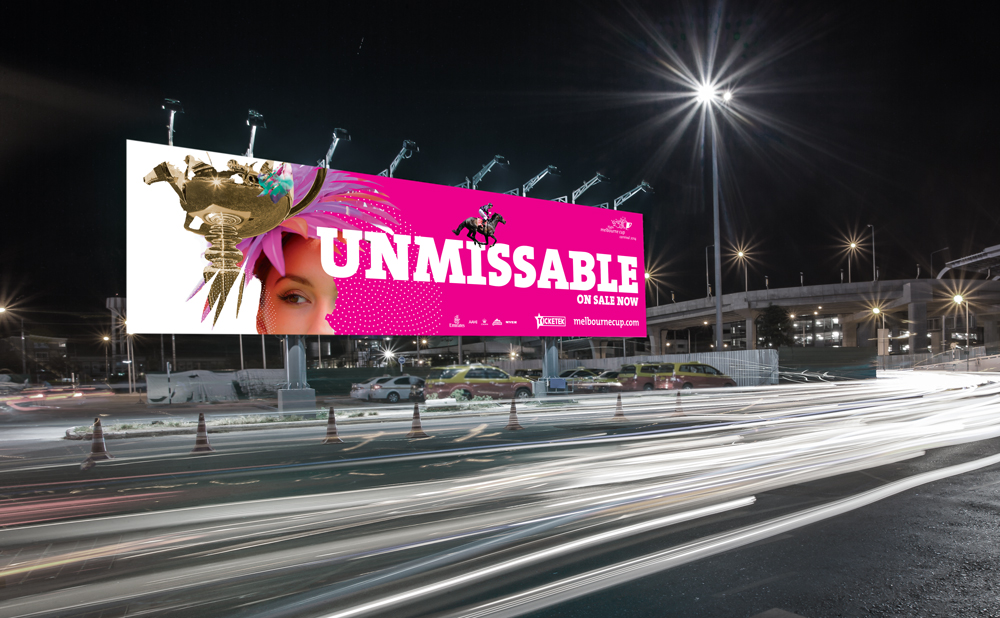 MELBOURNE CUP CARNIVAL OUTDOOR Advertising