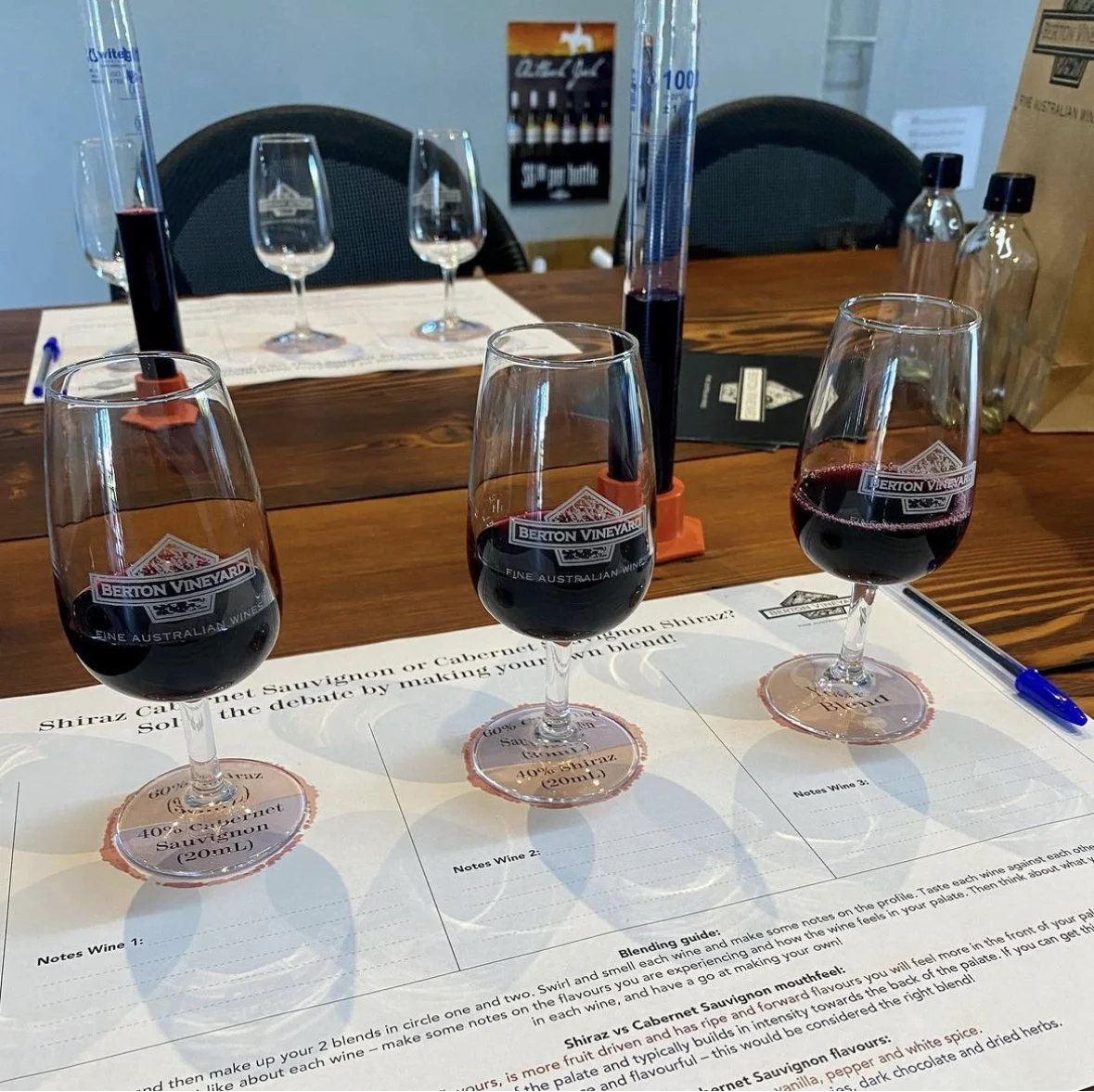 Blending, Sipping & Grazing at Berton Vineyards