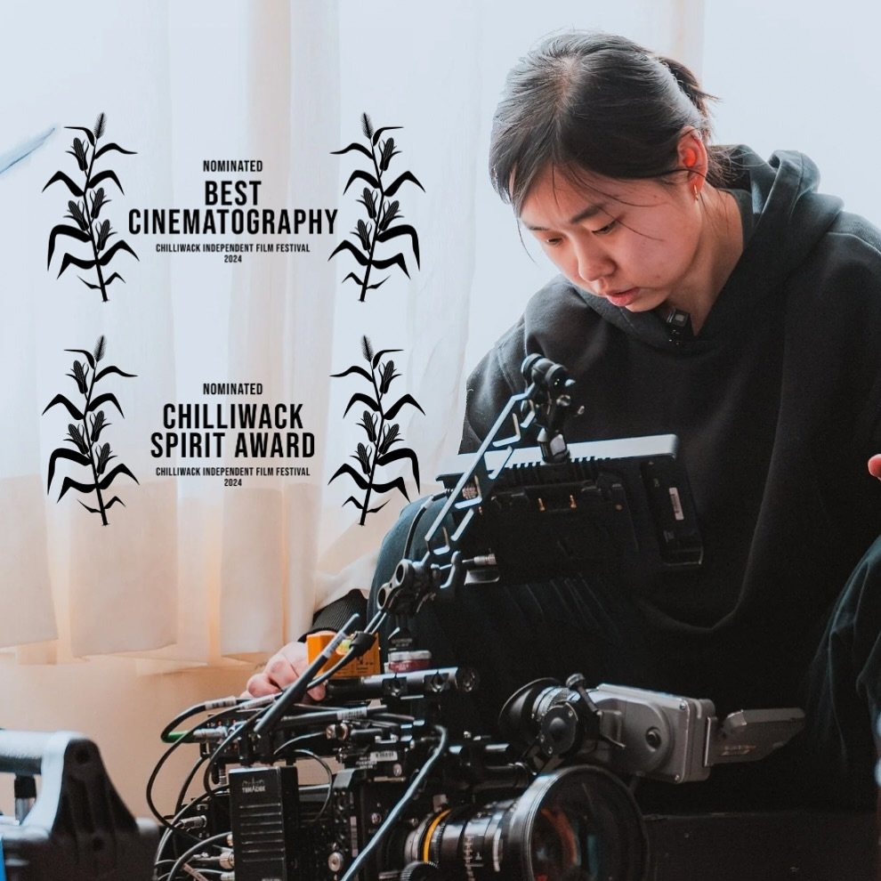 ANNOUNCING the nominations for #ChilliwackSpiritAward and #BestCinematography 🎉 

Thank you @chilliwackindependentfilmfest for the nominations! We can&rsquo;t wait to attend the festival 🎬 

Congratulations to our entire crew, especially to @valeri
