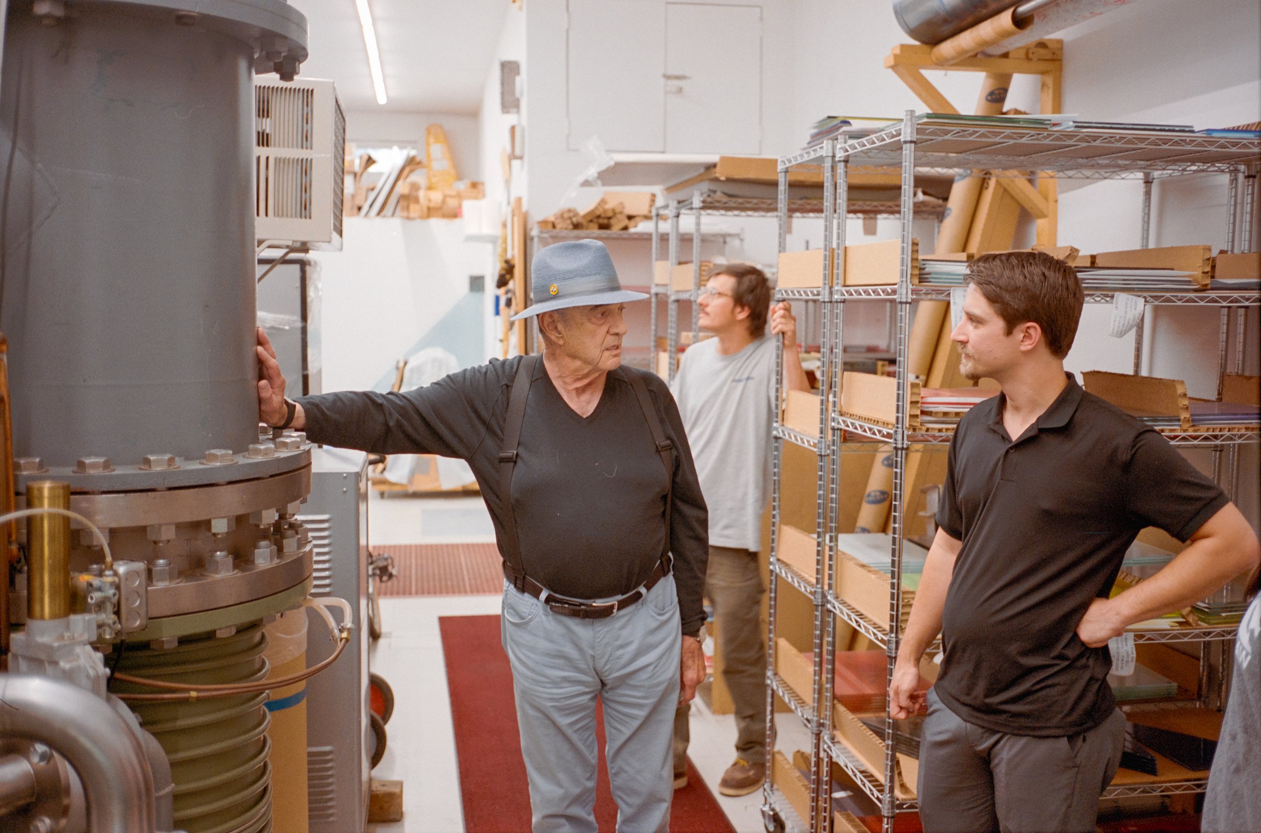  Larry Bell in conversation with NASA JPL scientists and engineers  For Getty Pacific Standard Time 2023 