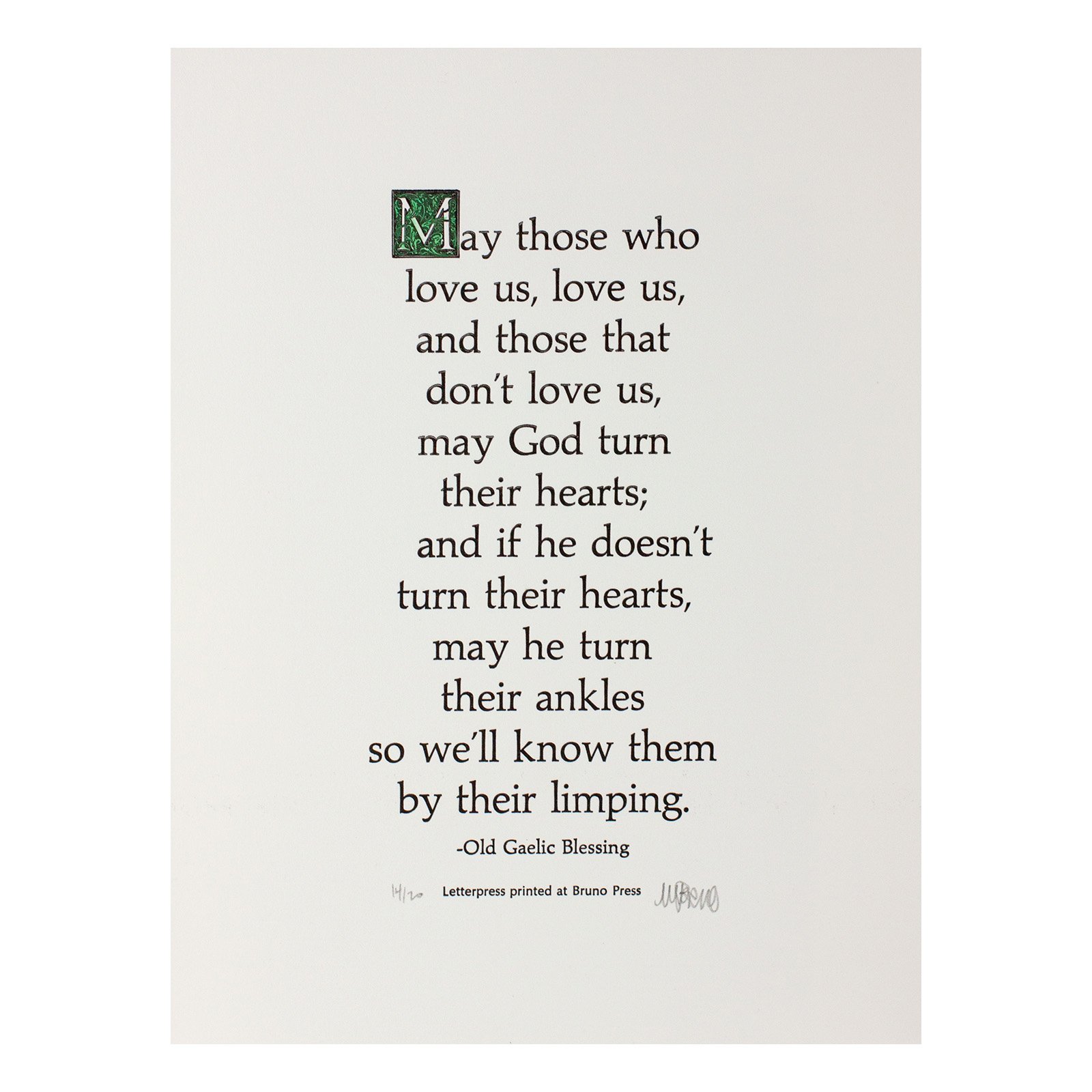 Old Gaelic Blessing