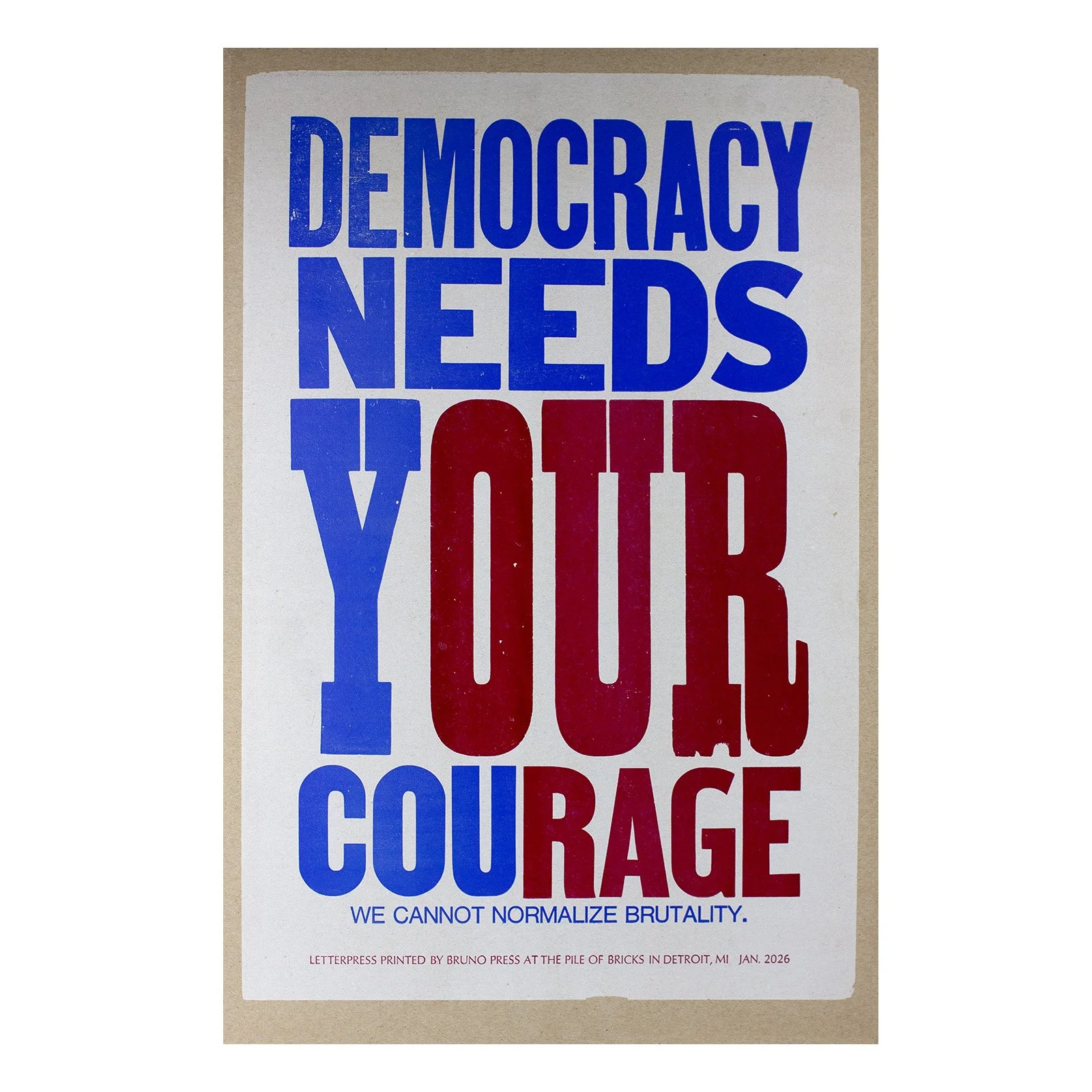 Democracy Needs Our Courage