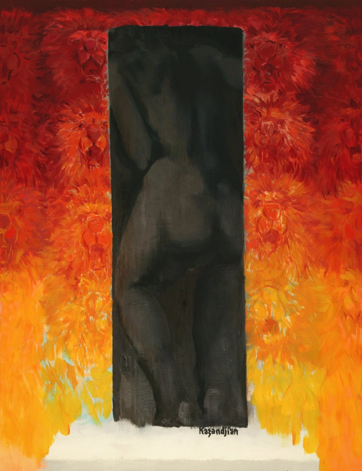 WOMAN AND LION'S