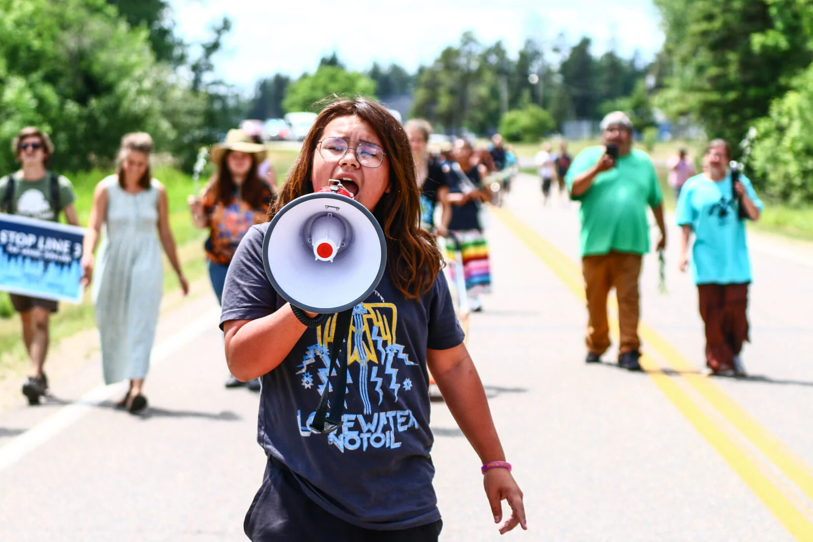 Silas Neeland - White Earth Nation, Stop Line 3Silas is a Anishinaabe from The White Earth Reservation fighting line 3 for his future Generations.