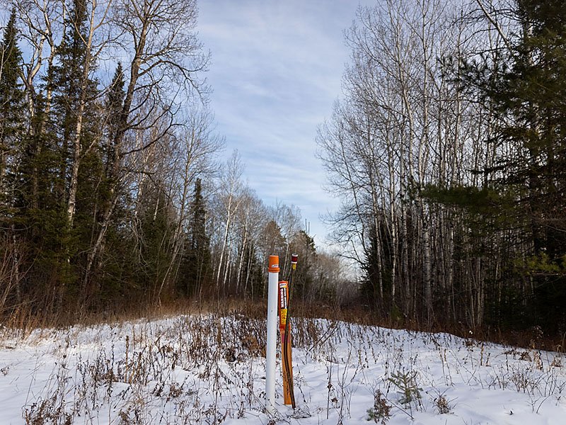 Markers indicate where Line 5 crosses the Bad River Band of Lake Superior Chippewa's Reservation in Wisconsin.