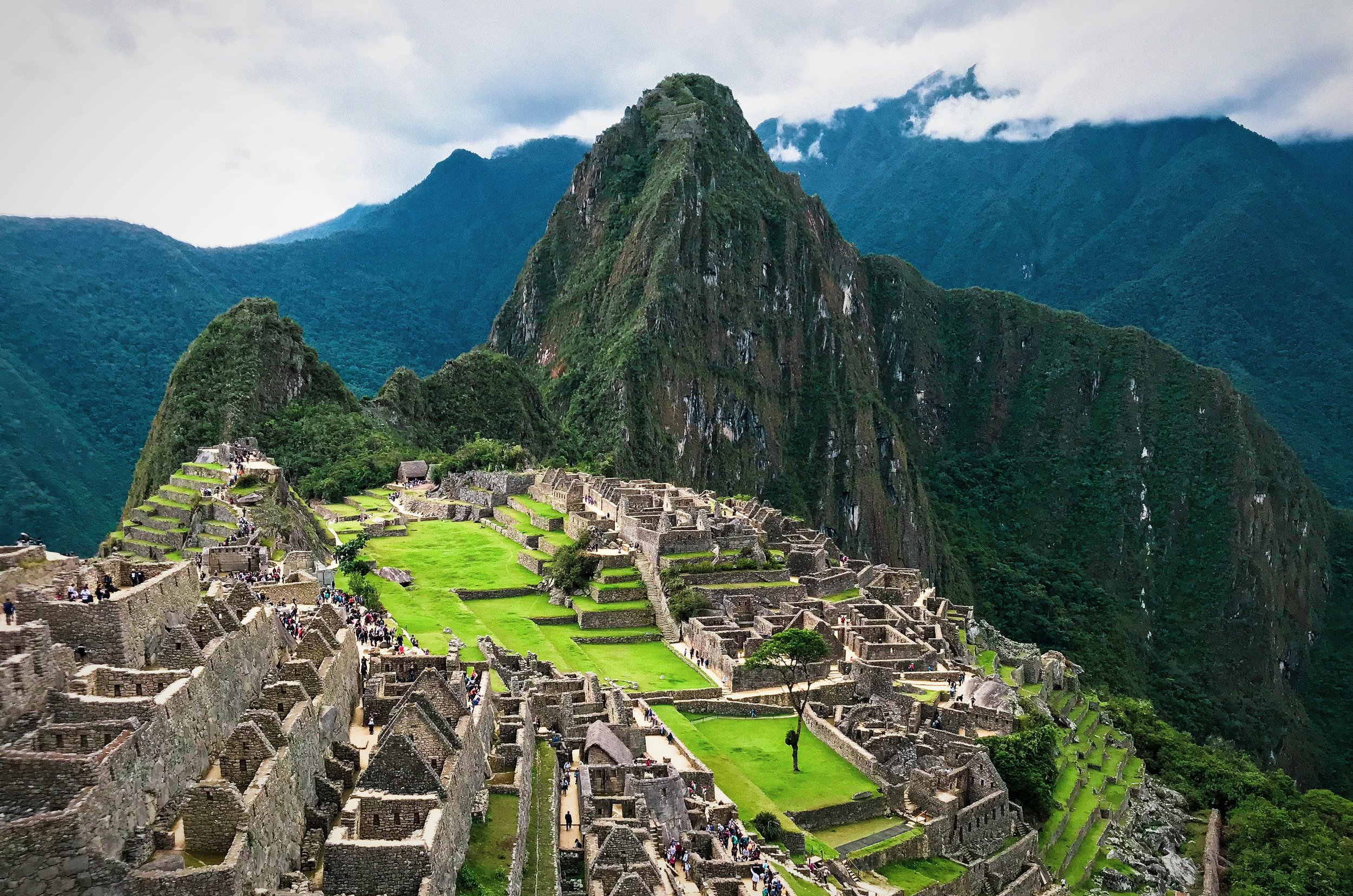 Summit Huayna Picchu to have incredible aerial views of the Incan City Machu Picchu and the lush surrounding mountains