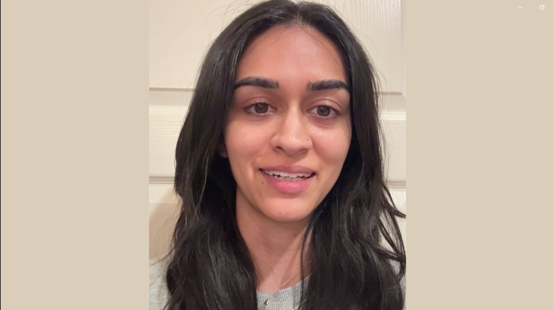 Amanda Pandey leads a mini-meditation using your breath