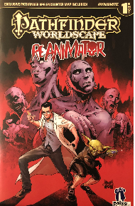 Pathfinder Worldscape: ReAnimator #1 (2017) Cover Lineart/Interior Pencils Dynamite Entertainment