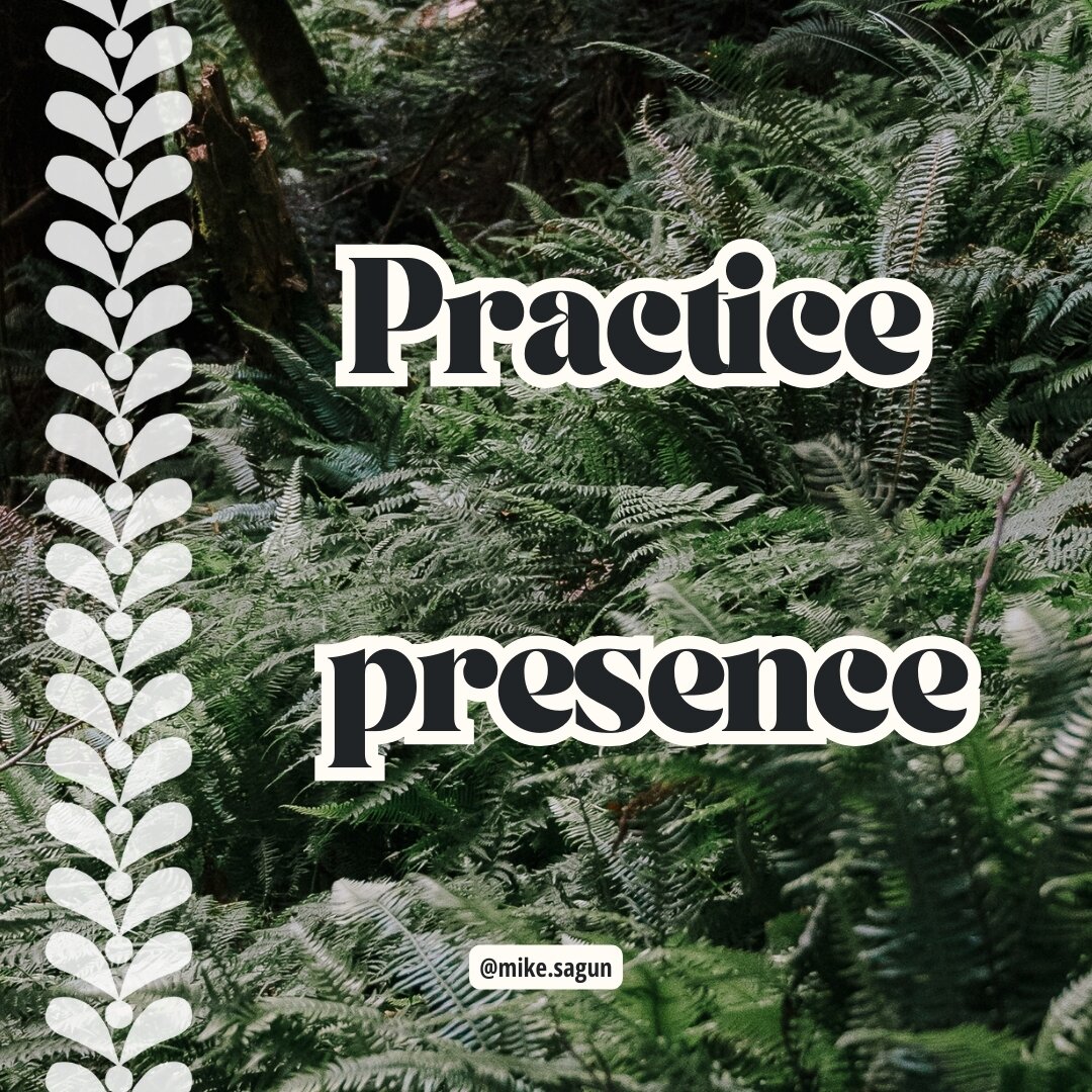 Yes, presence takes practice. Coming back to the moment takes breath, repetition, acceptance, and celebration.⁣
1. Breath: your breath anchors you to the present.
2. Repetition: take a breath every time you remember to take a deep breath.
3. Acceptan