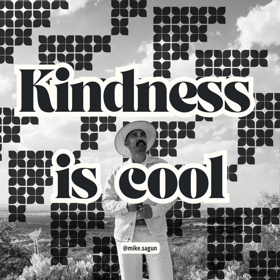 Just a friendly reminder that kindness is cool and attractive. 

Be kind.
Be cool.

✌🏾 Happy Friday.