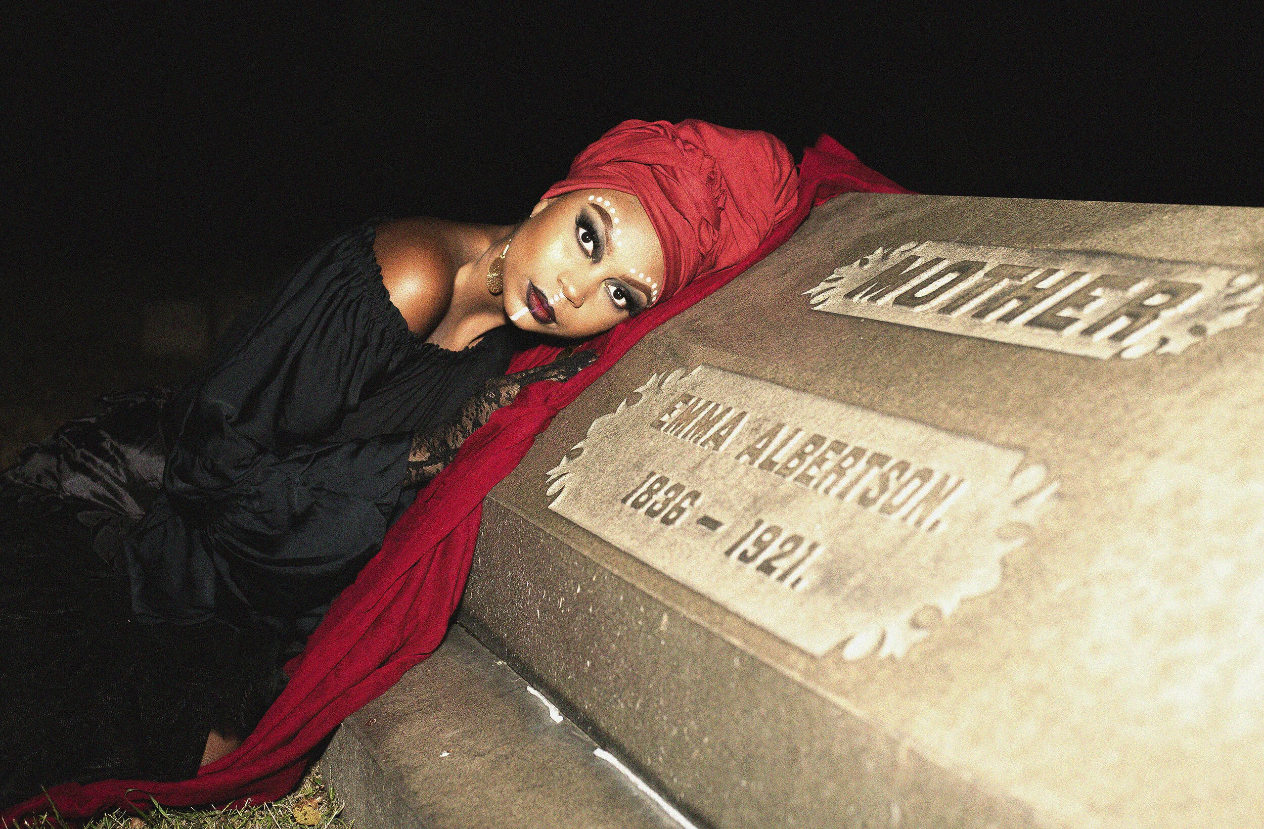 Halloween Styled Shoot - Mount Moriah Cemetery