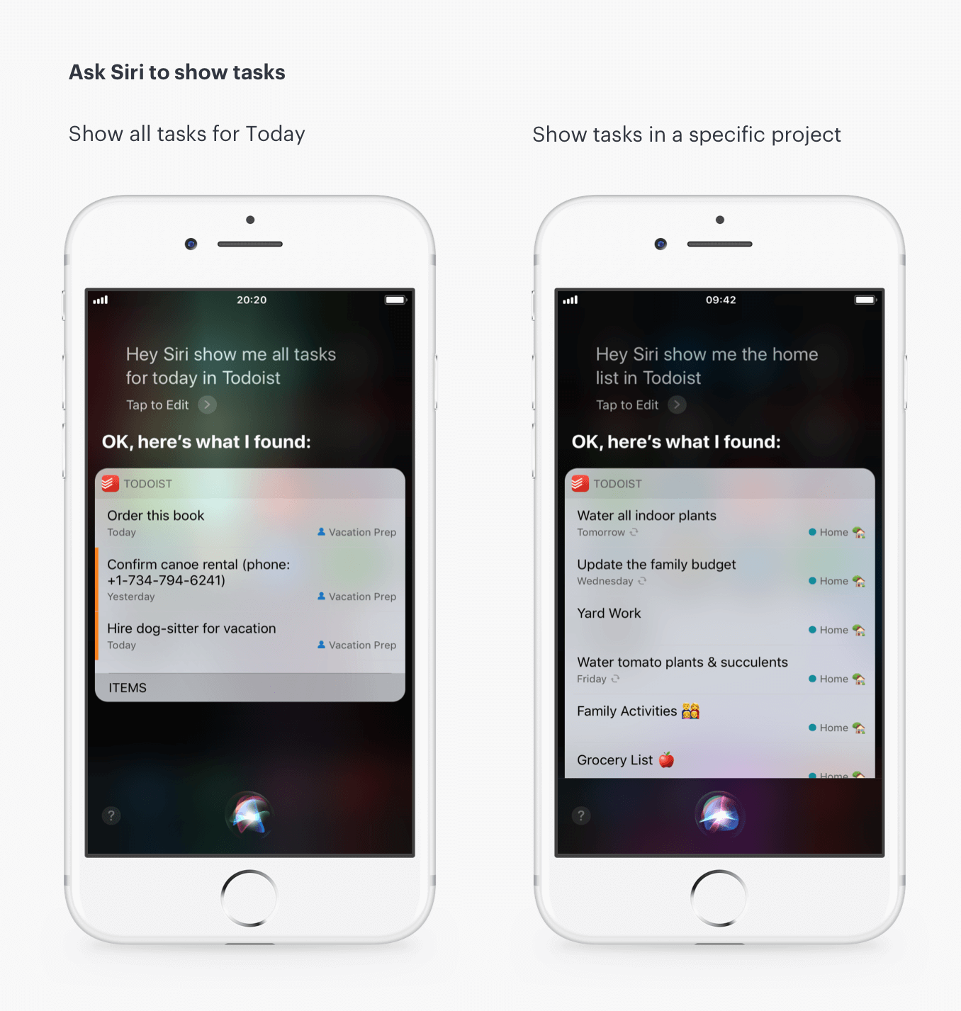 Adding Tasks to Todoist with Siri