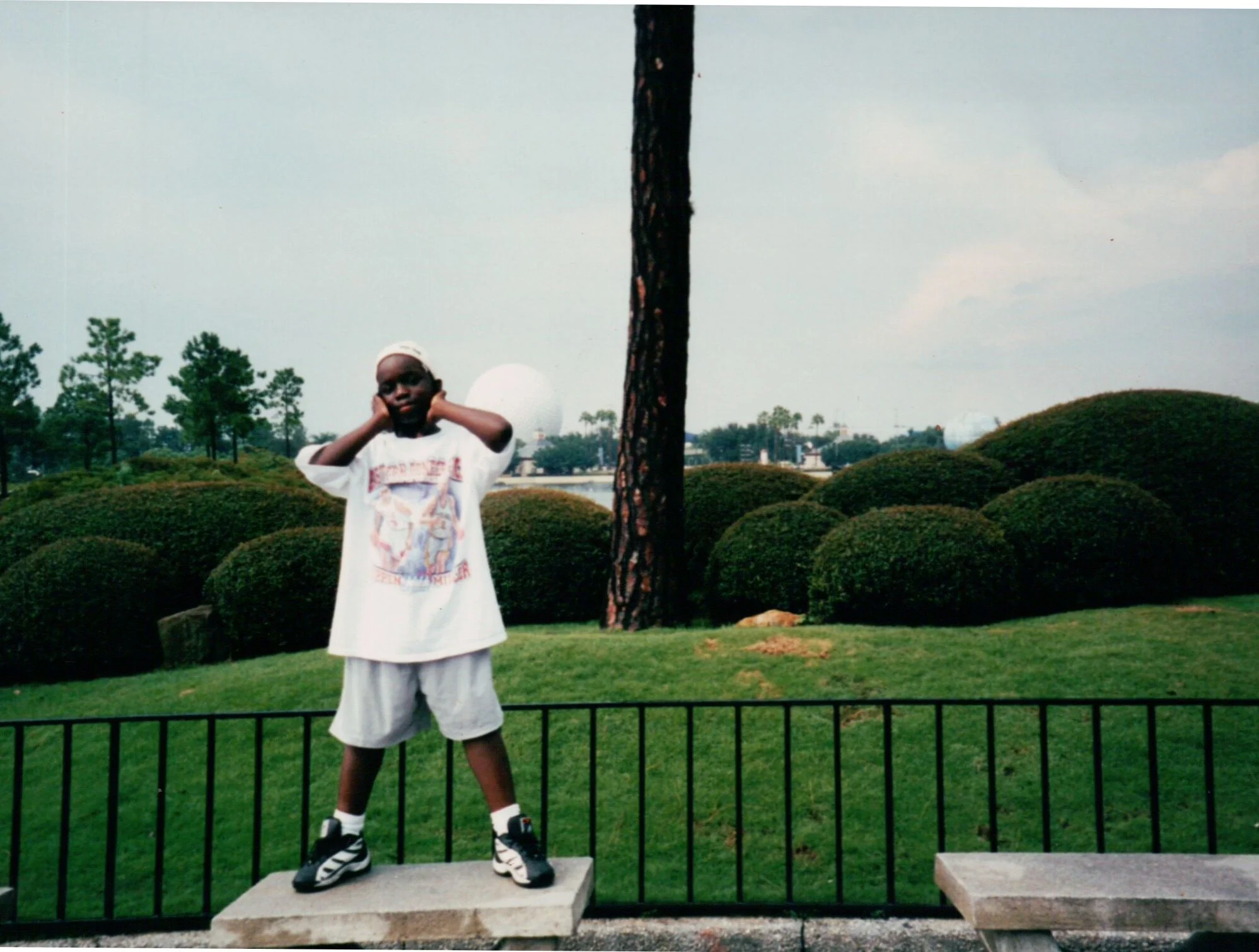 Jowanza at Disney World Age 11