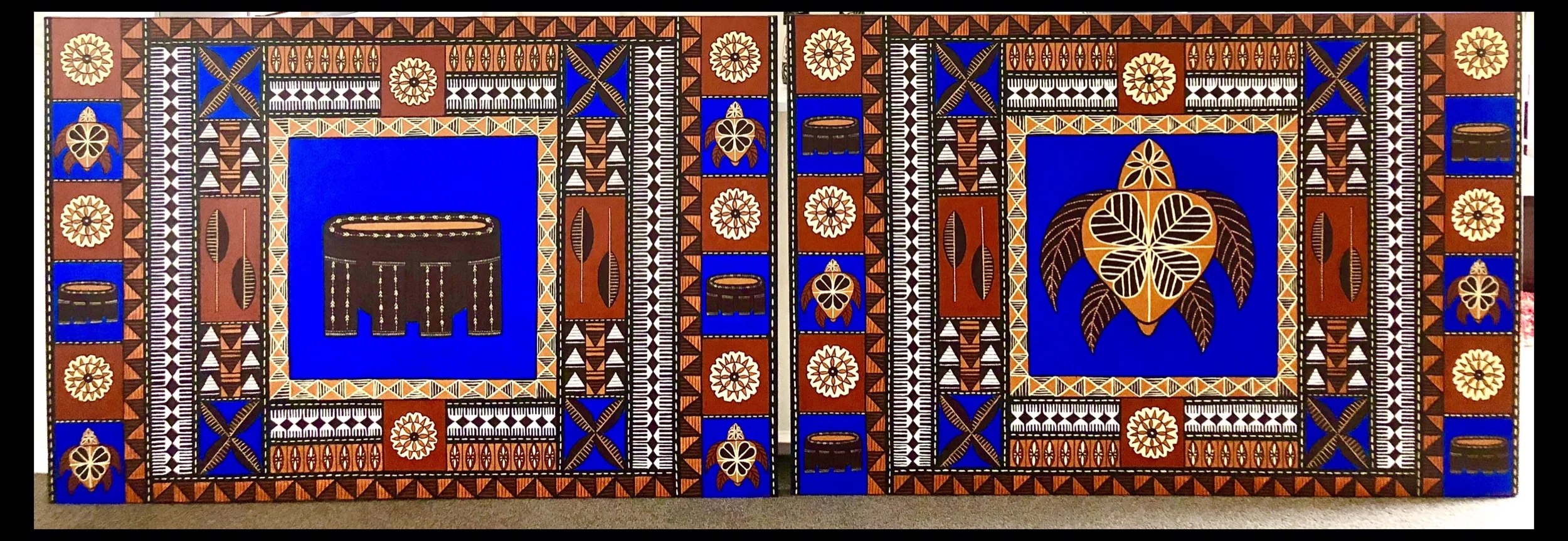 Fiji inspired tapa