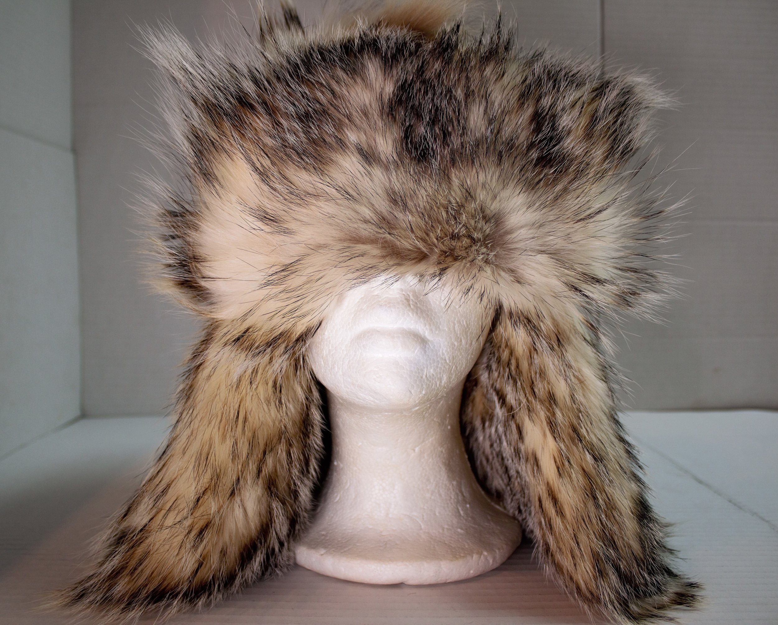 moncler hat fur