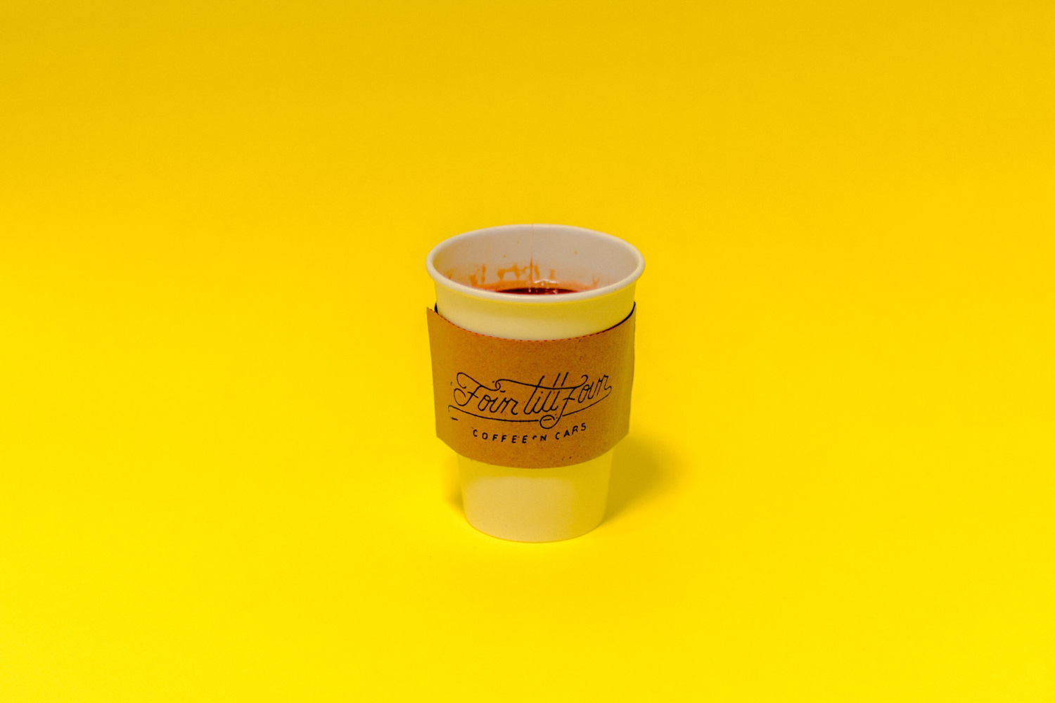 Scottsdale-based, Porsche-inspired coffee garage, Fourtilfour , is featured in our preliminary marketing rollout.