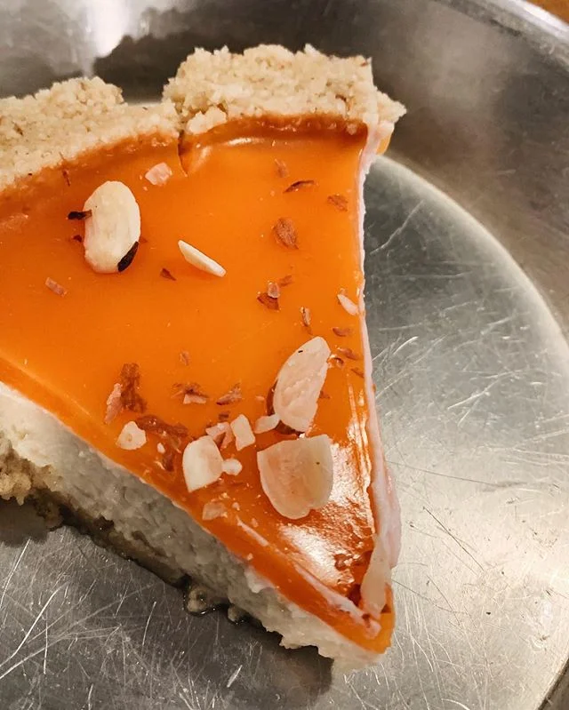 This blood orange pie was so mmm 🥧