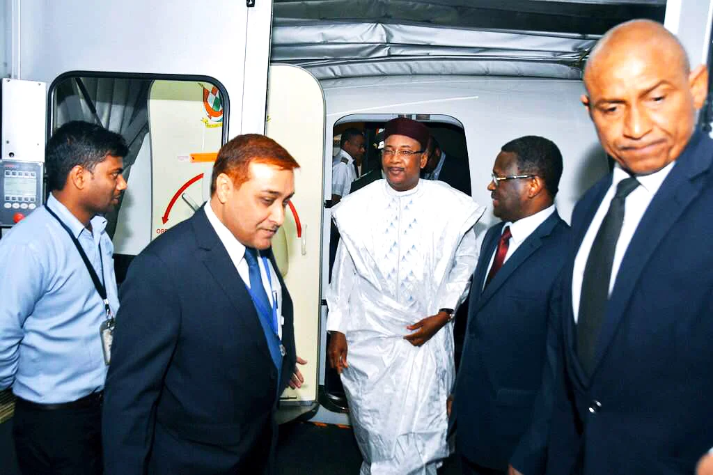 Arrivée vendredi nuit à New Delhi du Président Issoufou Mahamadou
