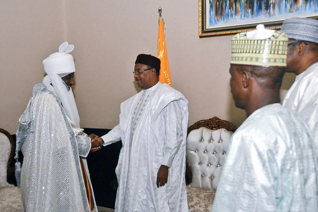 Le Président de la République SEM Issoufou Mahamadou s'entretient avec l'Emir de Kano son Altesse Sanusi Lamido Sanusi