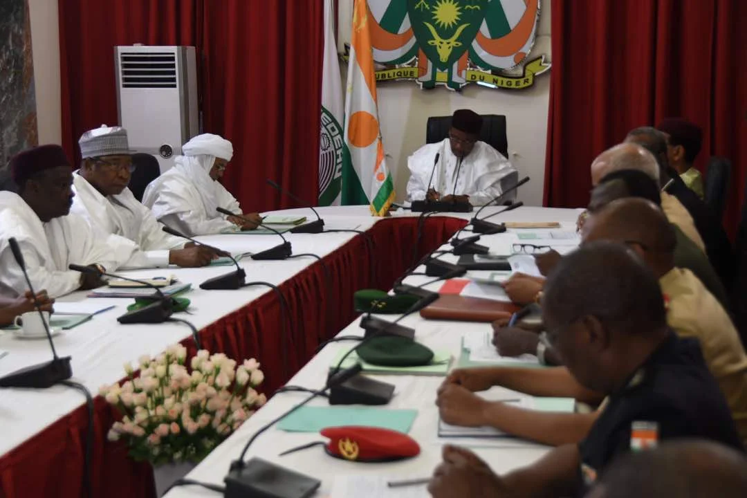 Le Président de la République SEM Issoufou Mahamadou préside une réunion du Conseil National de Sécurité
