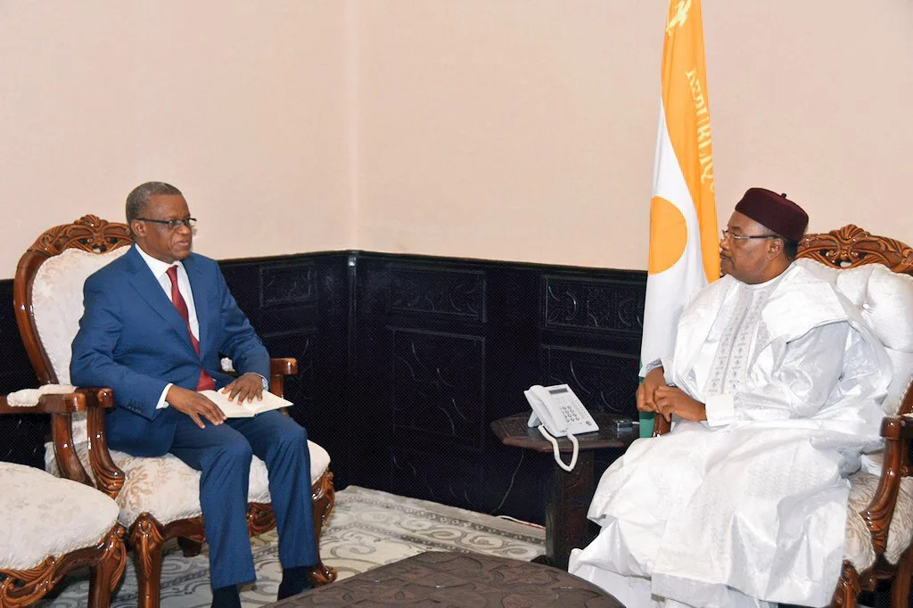 Le Président de la République SEM Issoufou Mahamadou s’entretient avec le Secrétaire permanent du G5 Sahel