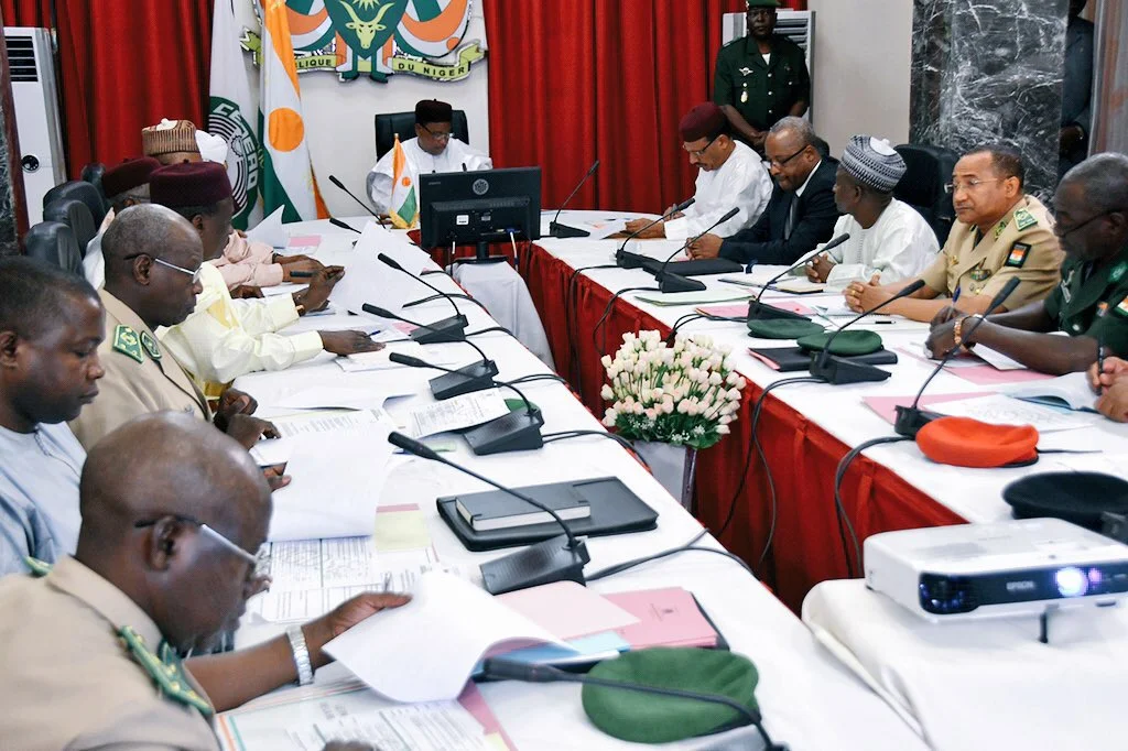 Le Président de la République SEM Issoufou Mahamadou préside une réunion du Conseil National de Sécurité
